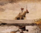 温斯洛 荷默 : Fishing in the Adirondacks